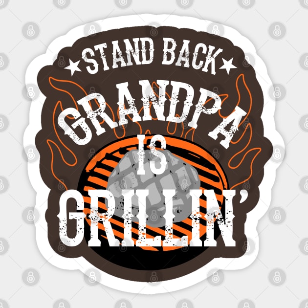 grandpa grill Sticker by Amberstore